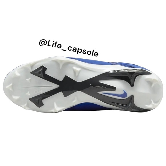 Nike Size 11 Alpha Menace Pro 3 Game Royal Blue CT6649-414 Football Cleats‎ - Picture 12 of 16